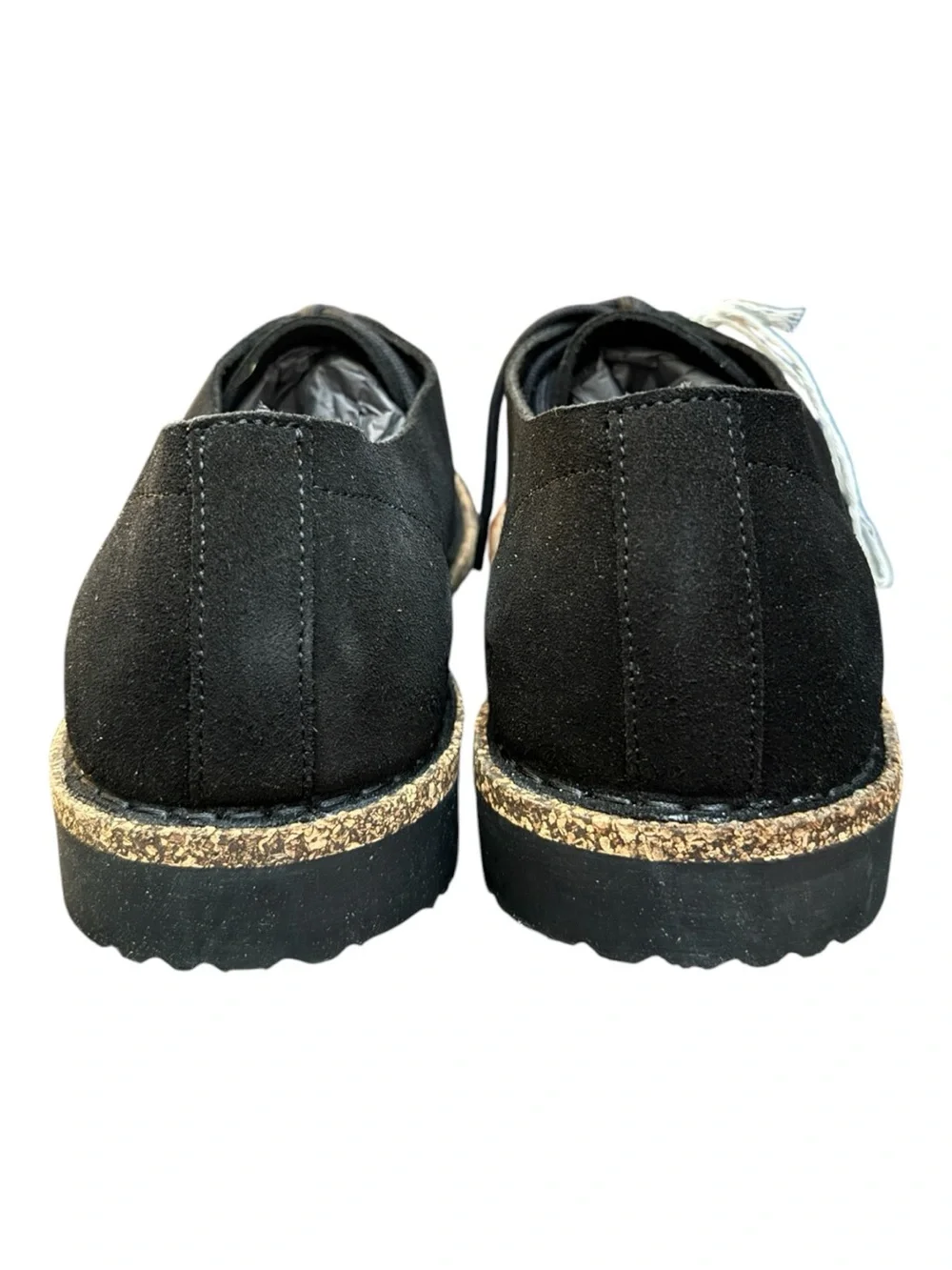 Birkenstock Pasadena Black Suede Shoes EU 42 W11 M9 NIB